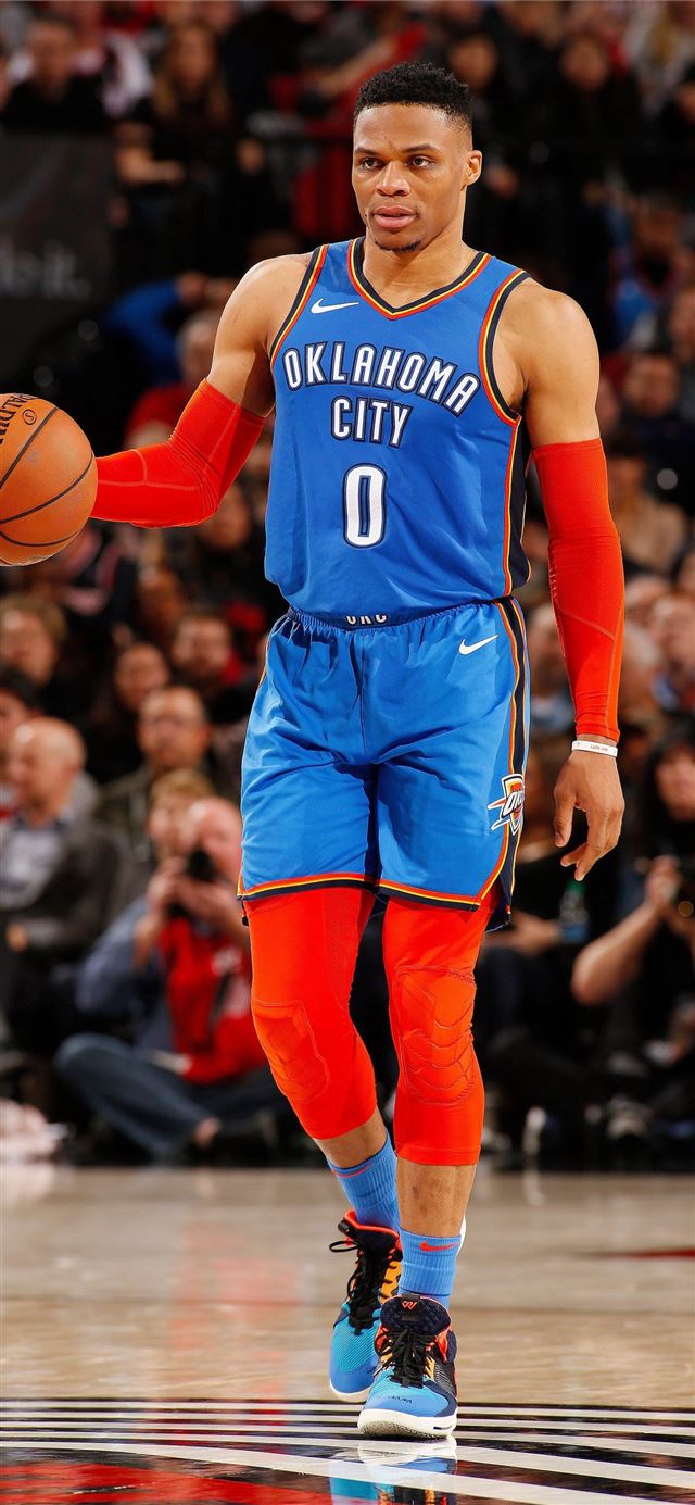 1125x2436 Ballas - russell westbrook iPhone 11 Wallpaper