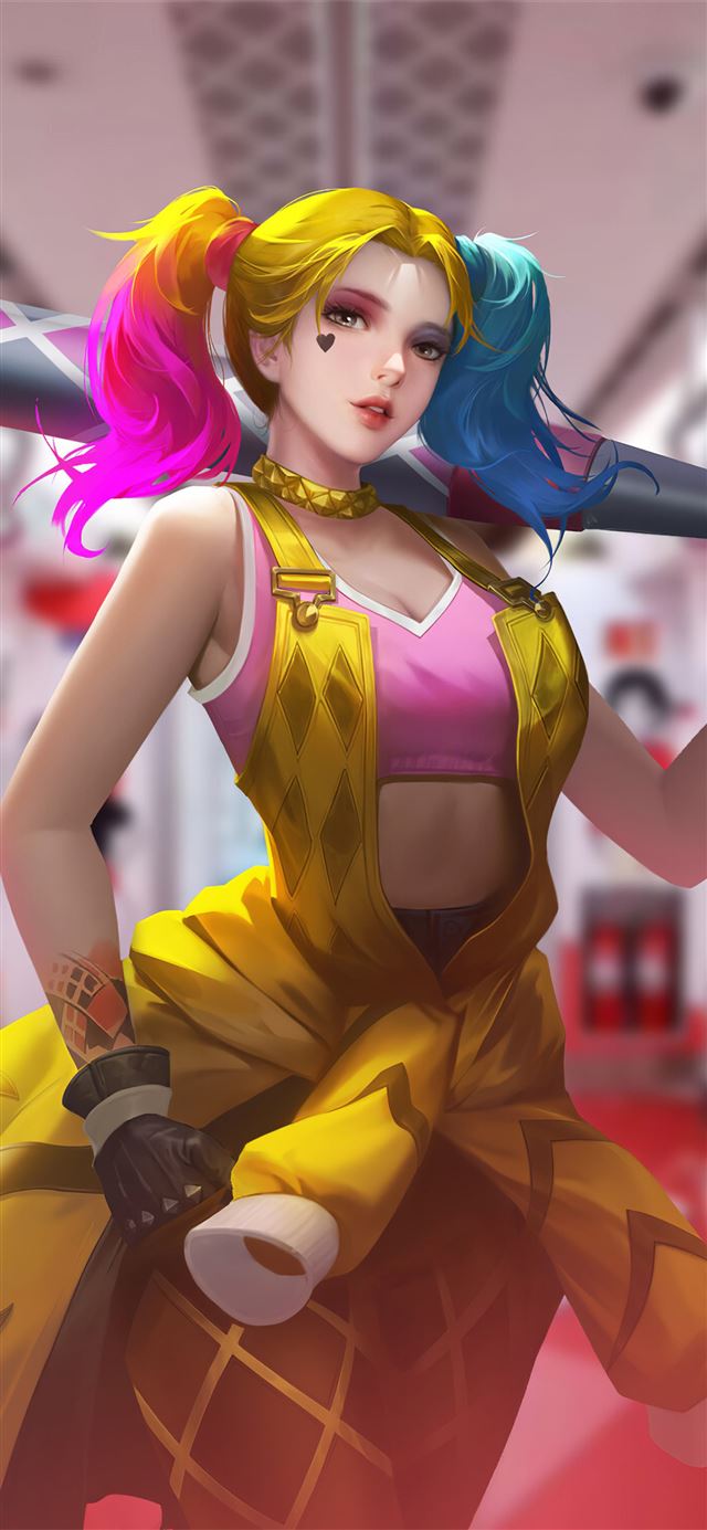 1125x2436 harley quinn birds of prey 4k - harley quinn iPhone 11 Wallpaper