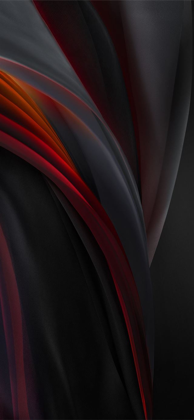 1125x2436 iphone se 2020 stock wallpaper Silk Red Mono Dark -  iPhone 11 Wallpaper