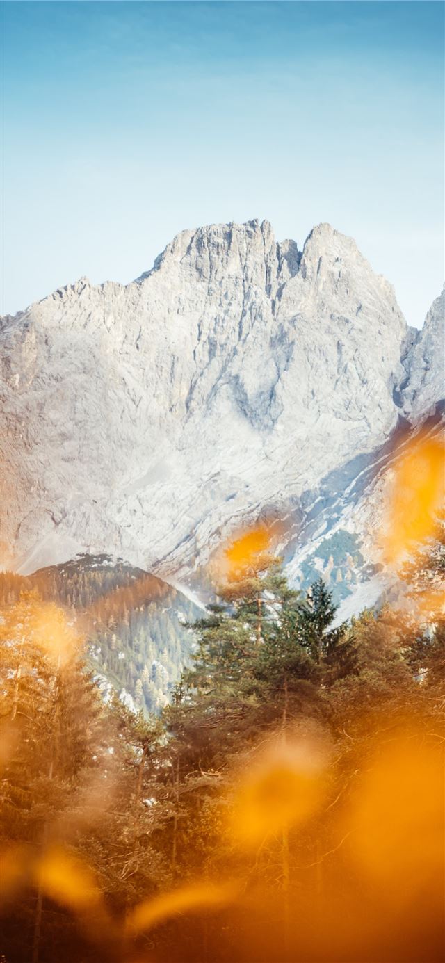 1125x2436 snow covered mountain during daytime - tirol iPhone 11 Wallpaper