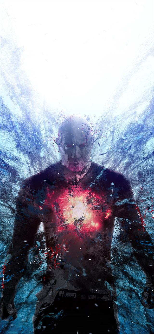 1125x2436 bloodshot art 4k - 2020 movies iPhone 11 Wallpaper