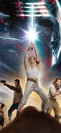star wars the rise of sky walker movie iPhone 11 wallpaper