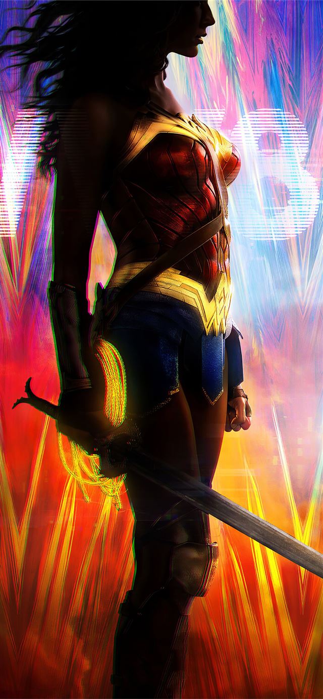 1125x2436 wonder woman 1984 digital art 4k - wonder woman iPhone 11 Wallpaper