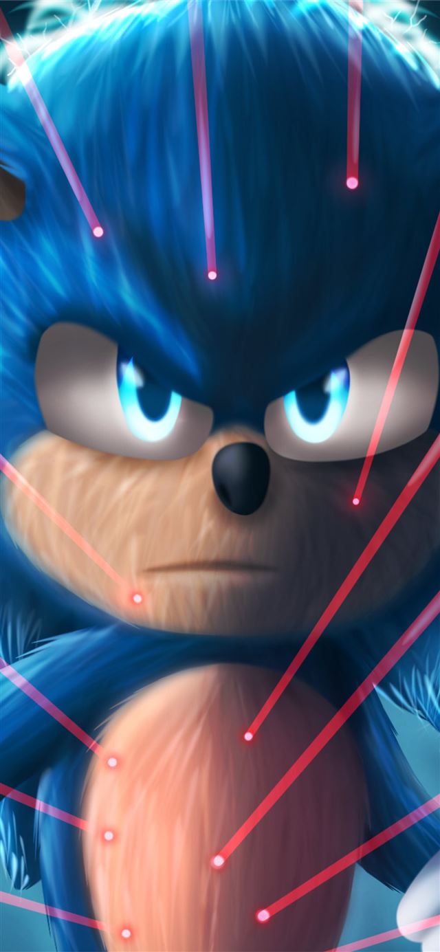 1125x2436 sonic the hedgehog4k art - sonic iPhone 11 Wallpaper