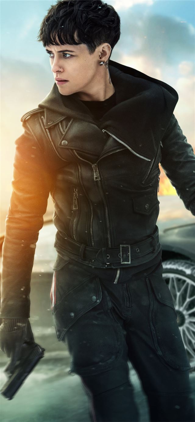 1125x2436 the girl in the spiders web 12k - 5k iPhone 11 Wallpaper