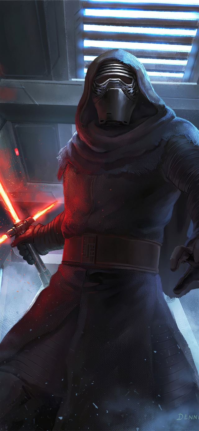 1125x2436 kylo ren 4k artwork 2020 - kylo ren iPhone 11 Wallpaper