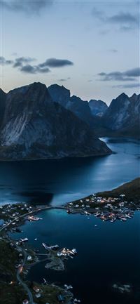 Reine At Lofoten Islands At Sunset 5k Sony Xperia ... wallpaper