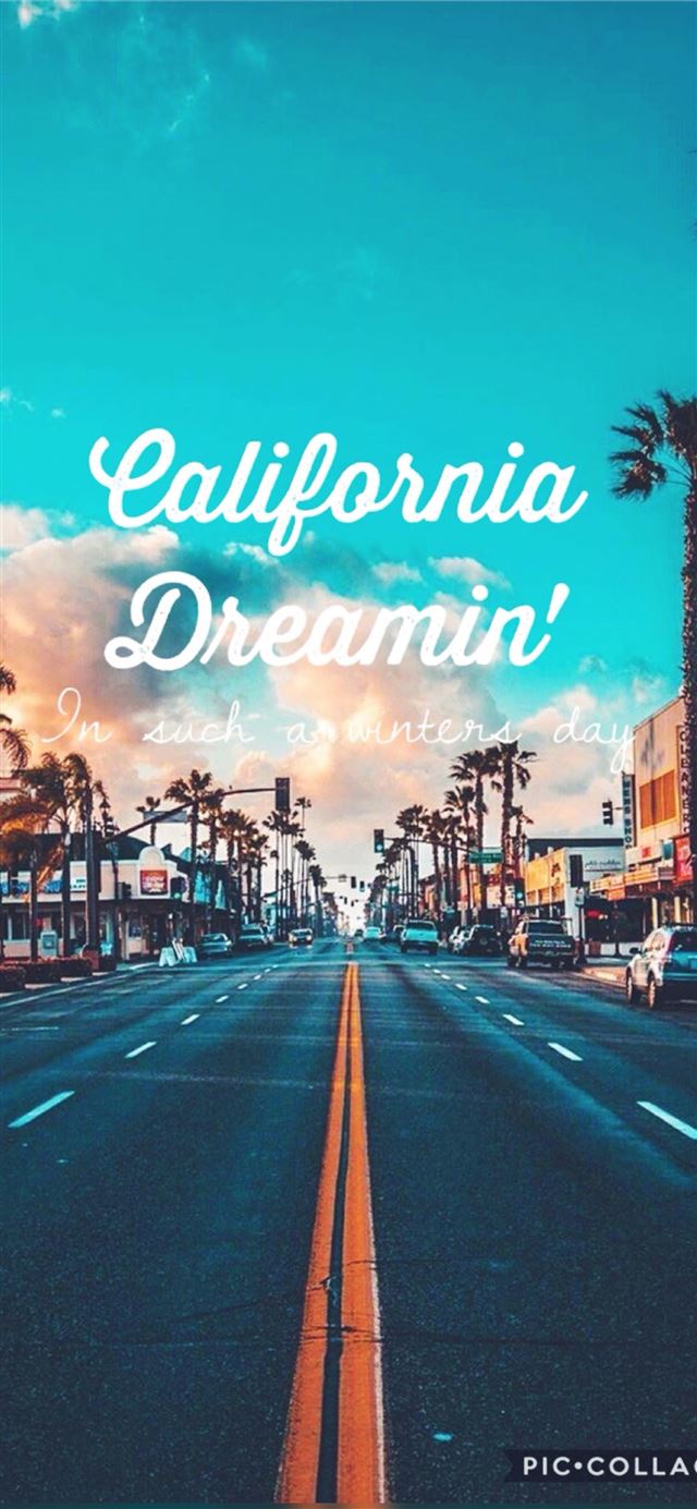 1125x2436 California LA Califórnia Dreamin The Mamas The - california iPhone 11 Wallpaper