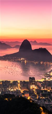Rio de Janeiro sunrise sky 5k Travel wallpaper