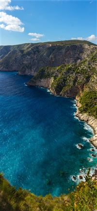 Brown mountain landscape Greece Zakynthos navagio ... wallpaper