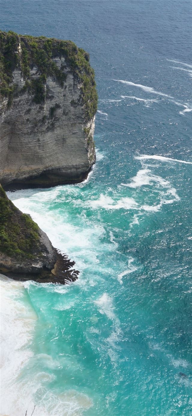 1125x2436 bali coast sea aerial view nature - bali iPhone 11 Wallpaper