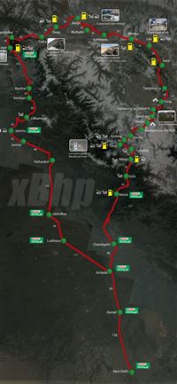 Motorcycling to Ladakh Part 1 Route Time Castrol P... iPhone 11 wallpaper