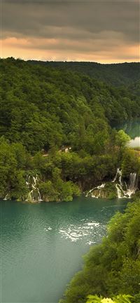 Croatia Plitvice Lakes National Park Forest wallpaper