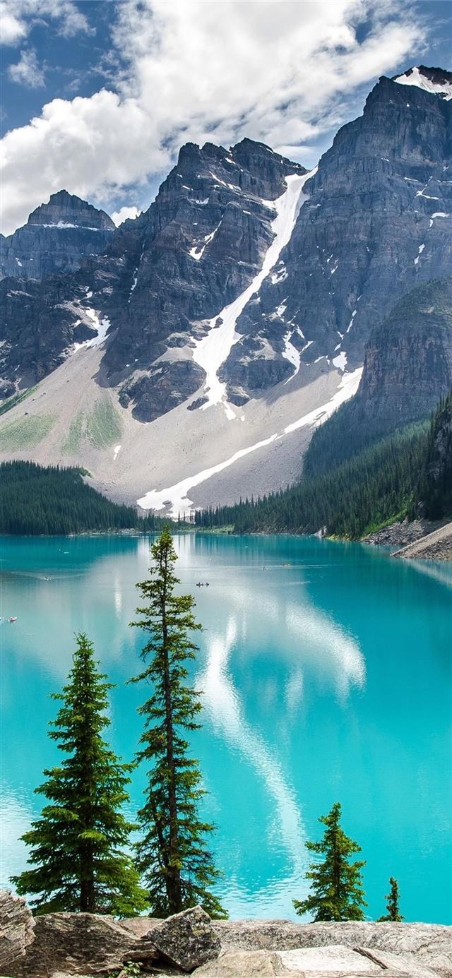 1125x2436 Moraine Lake National Park Sony Xperia X XZ Z5 Pre... - moraine lake iPhone 11 Wallpaper
