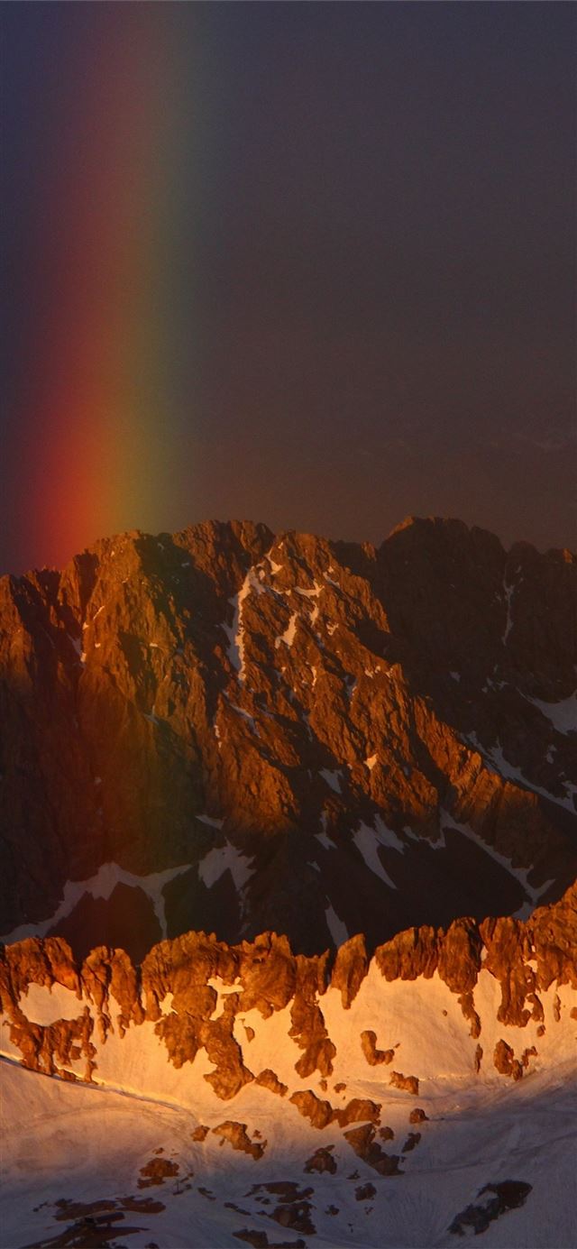 1125x2436 Rainbow Mountains - china iPhone 11 Wallpaper