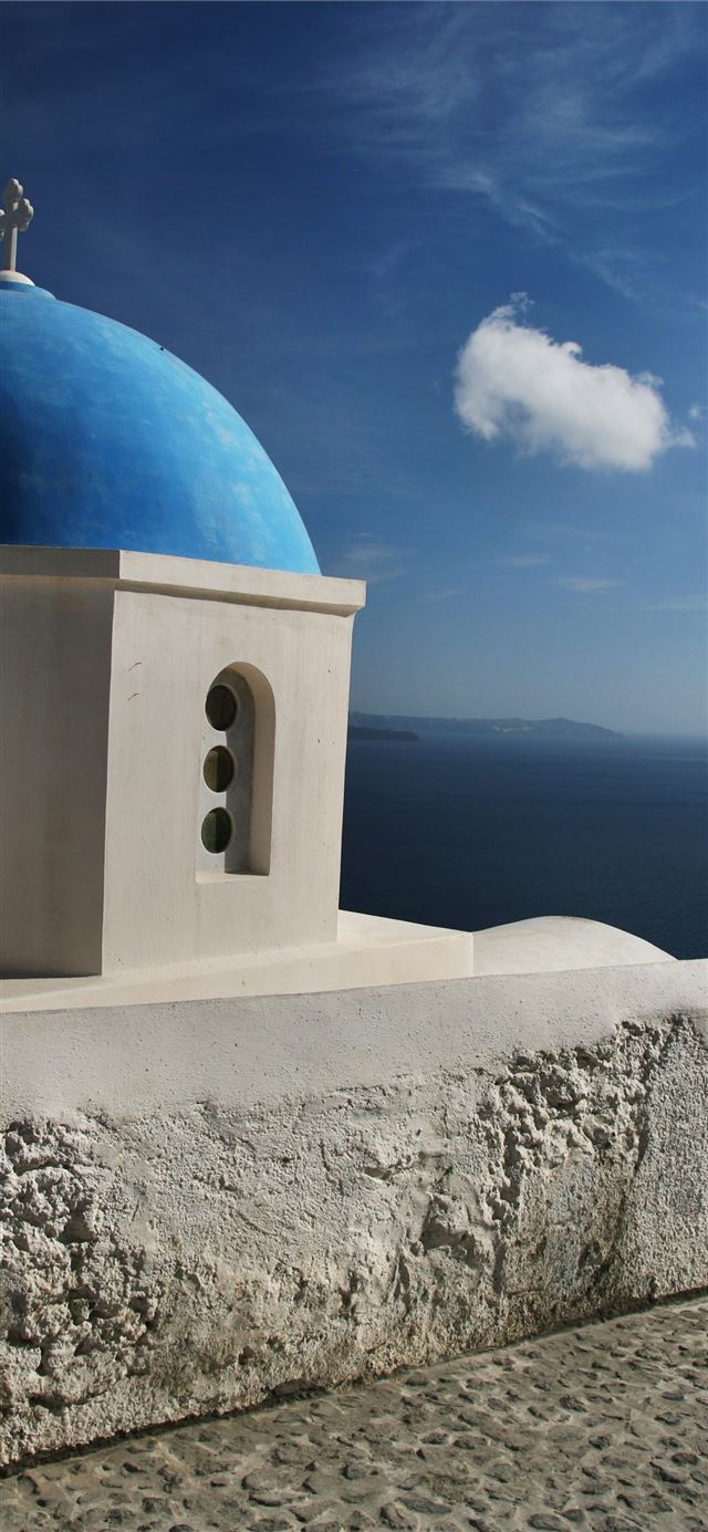 1125x2436 santorini greece clouds Sony Xperia X XZ Z5 Premiu... - greece iPhone 11 Wallpaper