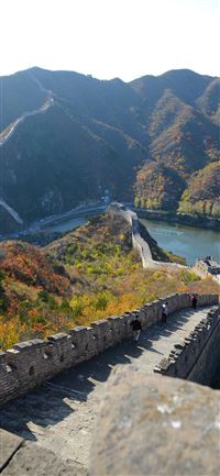 great wall of china beijing free image wallpaper