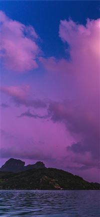 ocean rocks island bora bora wallpaper