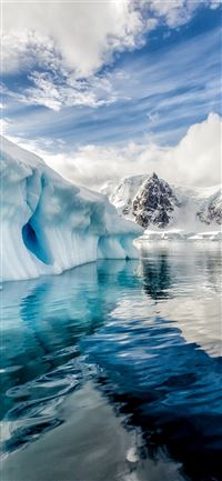 Antarctica iceberg ocean 8k Nature wallpaper