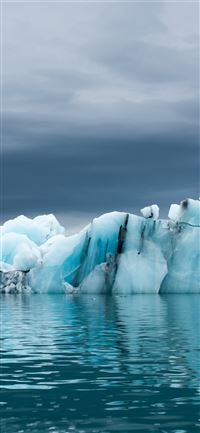 Antarctica iceberg ocean 5k Nature wallpaper