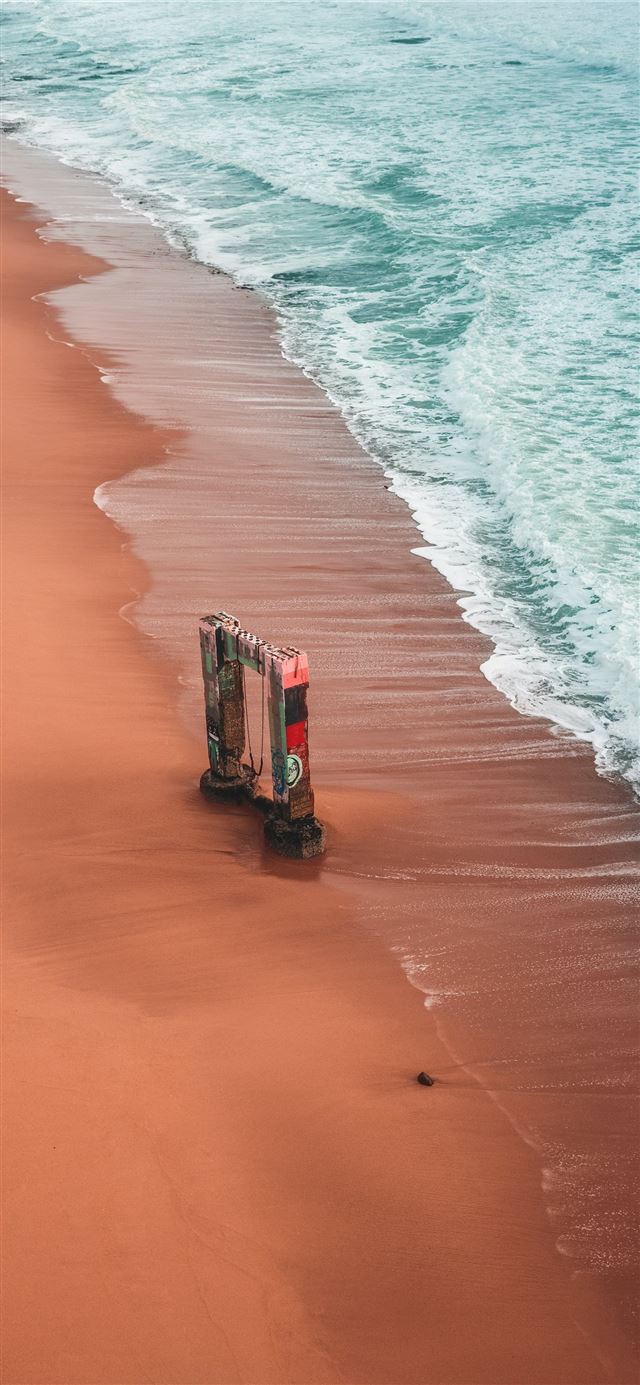 1125x2436 people on beach during daytime - scenery iPhone 11 Wallpaper