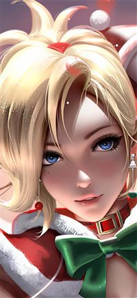 mercy overwatch christmas wallpaper