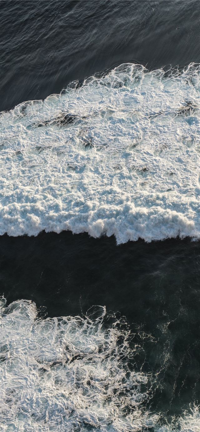 1125x2436 high angle photo of ocean - bali iPhone 11 Wallpaper