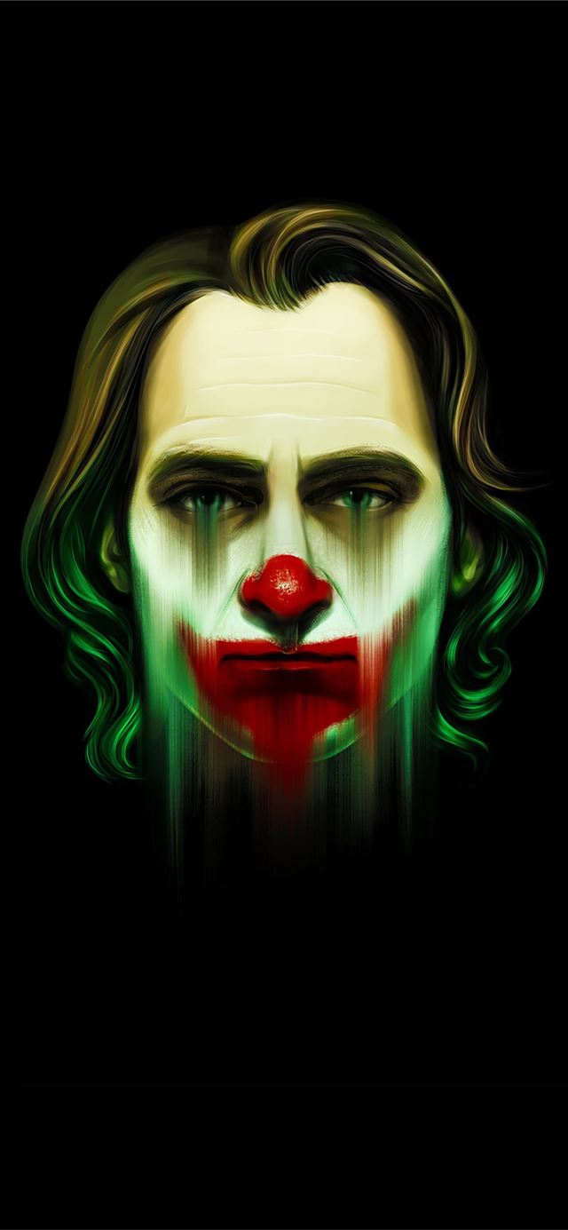 1125x2436 joaquin phoenix joker dark minimal 4k - joker movie iPhone 11 Wallpaper
