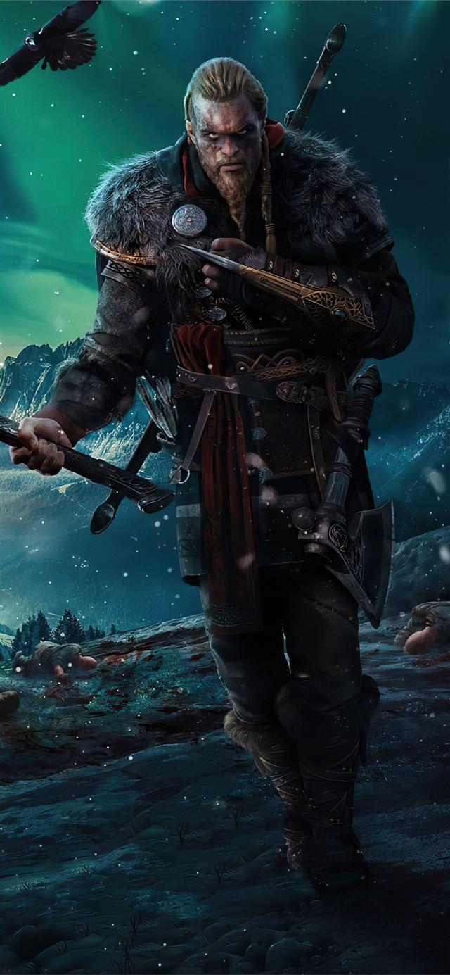 1125x2436 assassins creed valhalla 4k game -  iPhone 11 Wallpaper