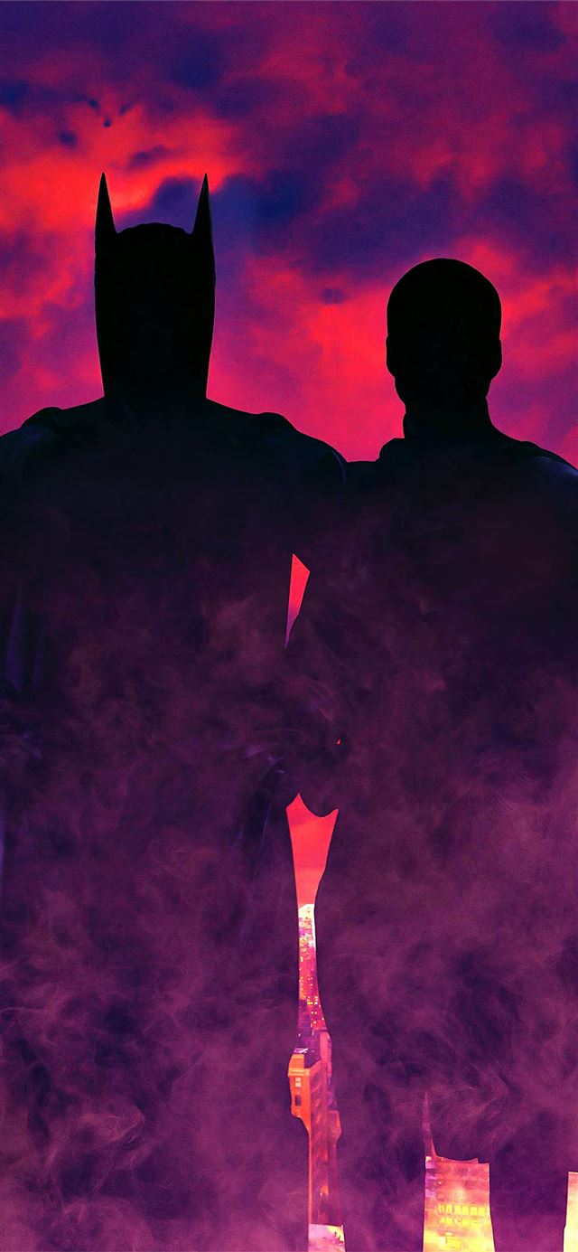 1125x2436 batman and robin 1997 - superheroes iPhone 11 Wallpaper