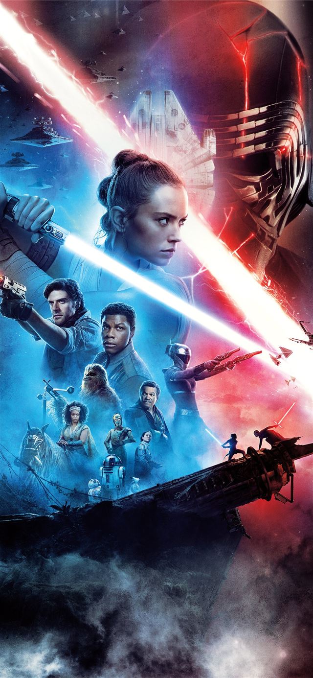 1125x2436 star wars the rise of skywalker new 8k - 5k iPhone 11 Wallpaper
