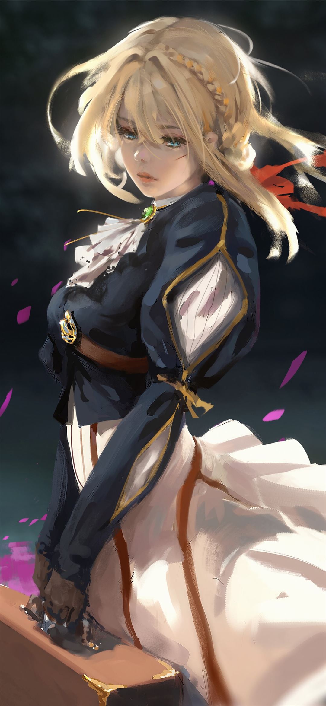 327958 Violet Evergarden Anime Girl 4K phone HD Im... iPhone Wallpapers  Free Download