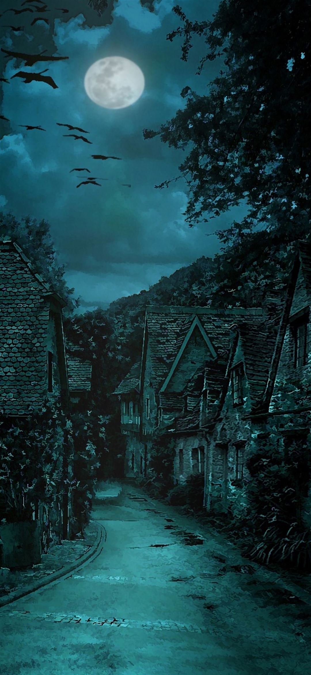 The dark village iPhone Wallpapers Free Download
