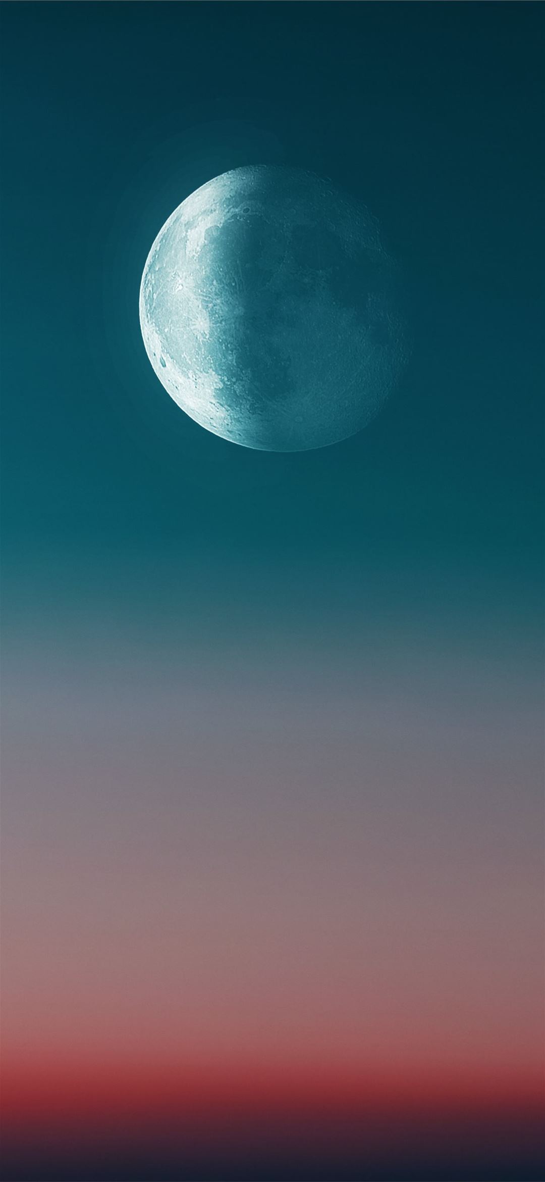 full moon during day iPhone Wallpapers Free Download