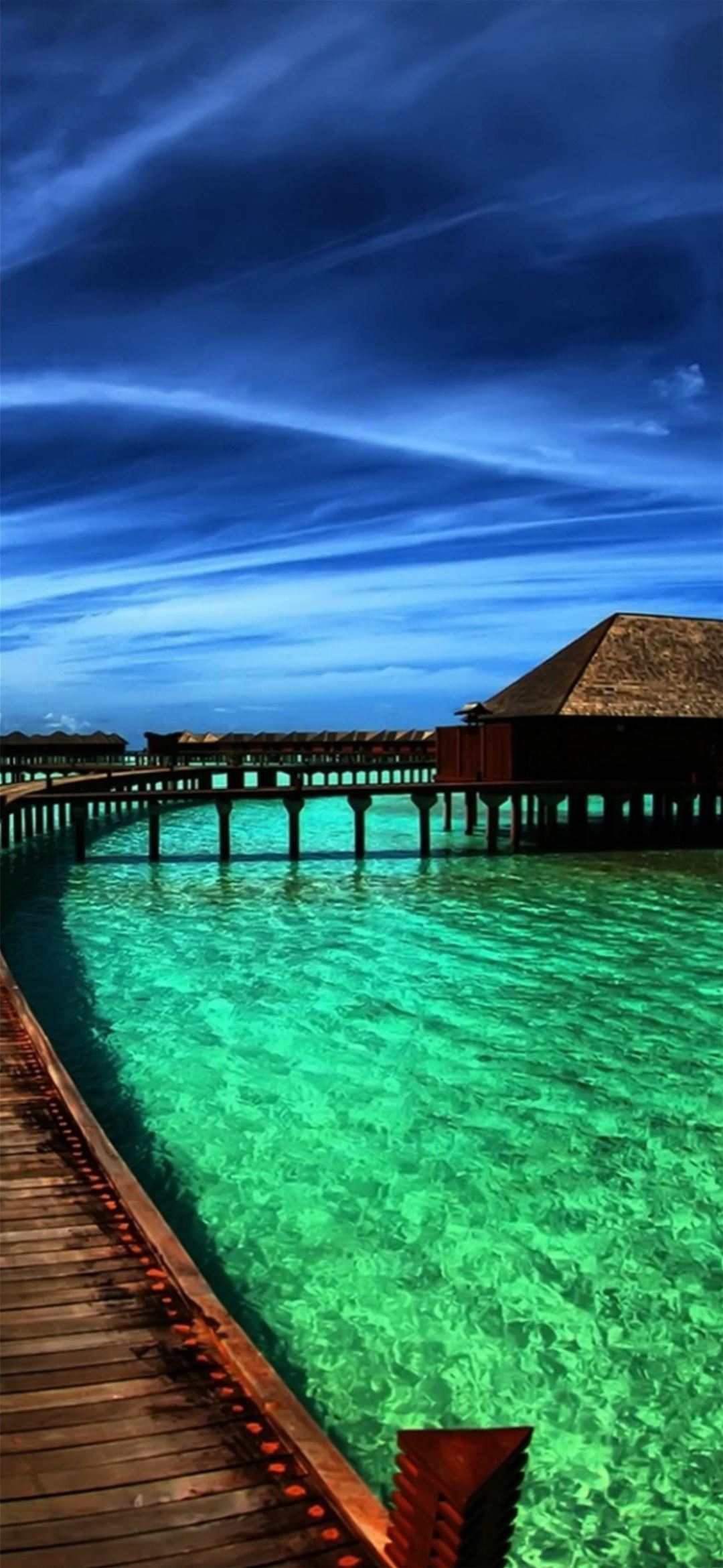 Nature Heaven Maldives Crystal Clear Sea Skyscape ...