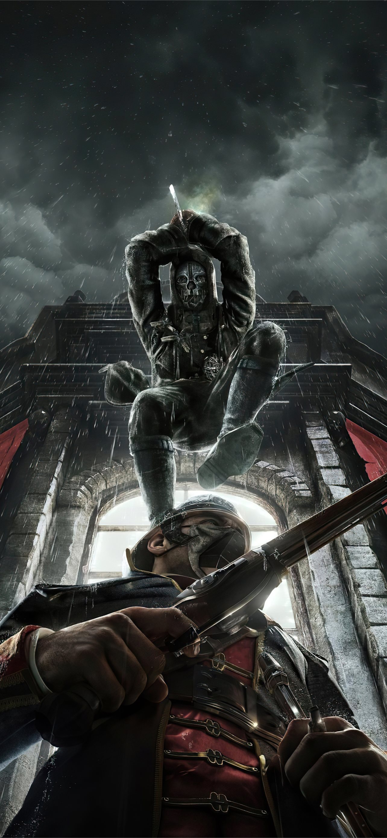 dishonored death from above iPhone  12 Wallpapers  Free Download
