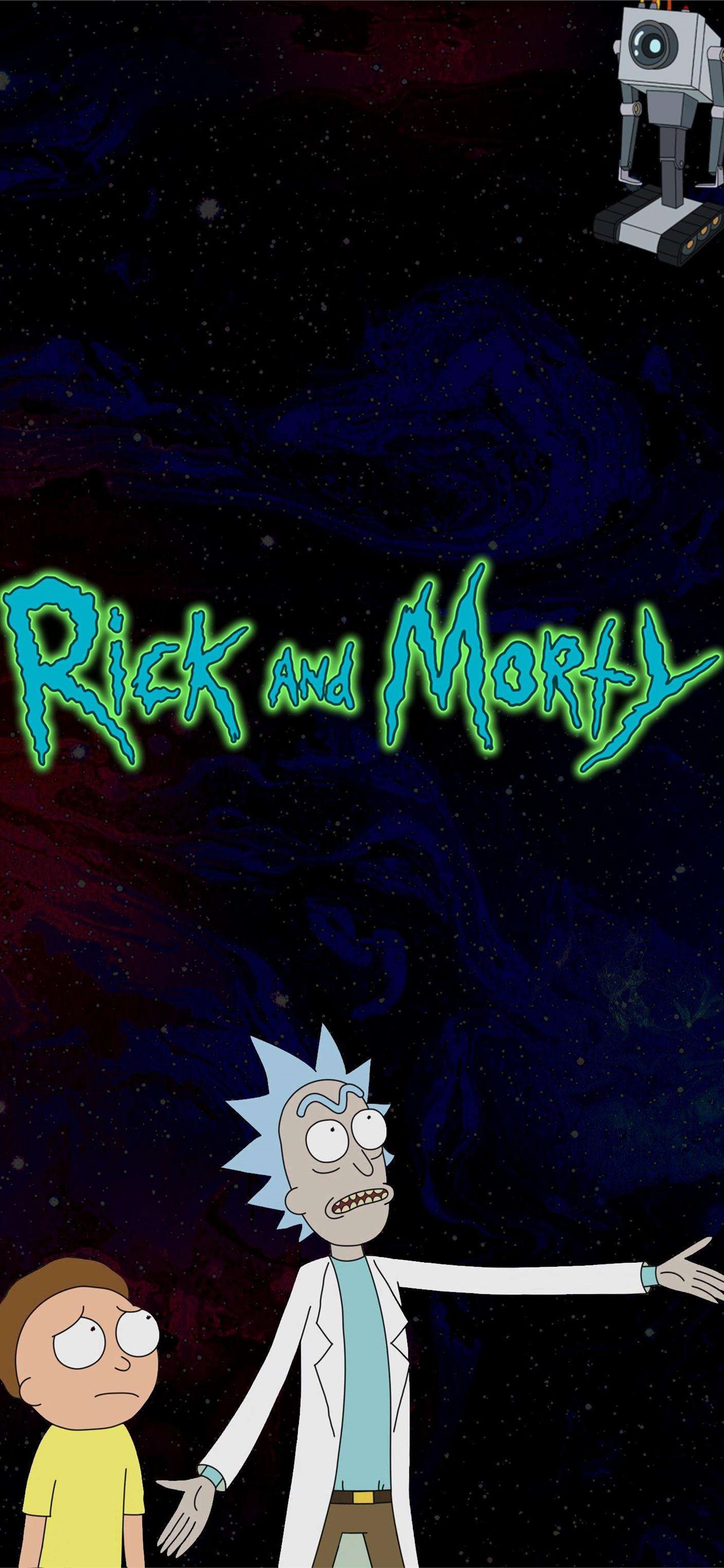 A Cool Ass iPhone 6 Wallpaper I Made Trippy Rick and Morty   rrickandmorty