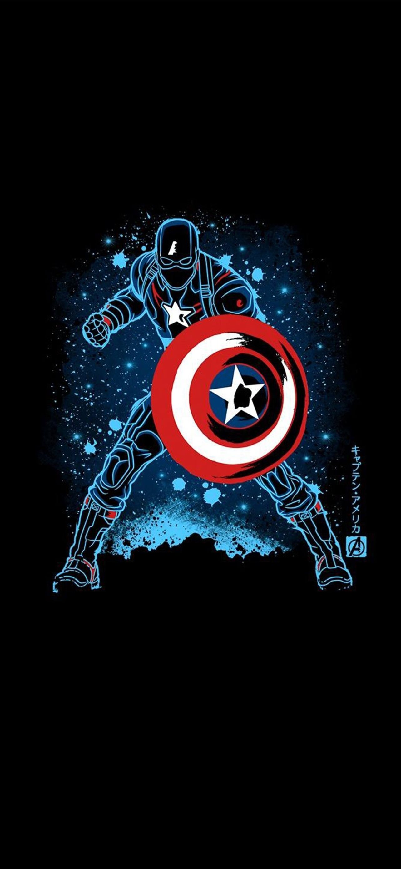 Captain America Cartoon Top Free Captain America C... iPhone wallpaper 