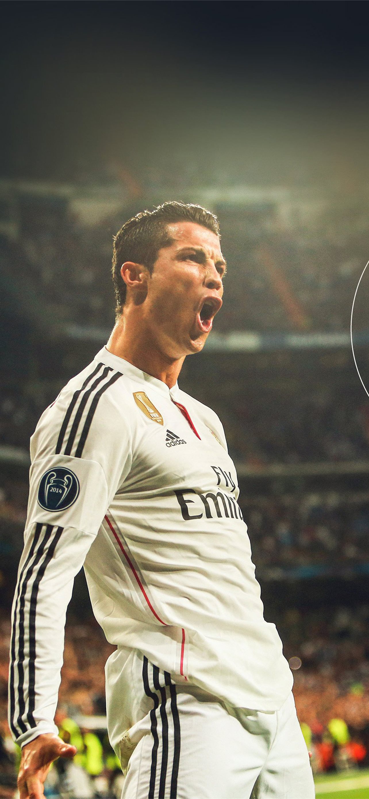 Download Pointing Up Cristiano Ronaldo iPhone Wallpaper | Wallpapers.com