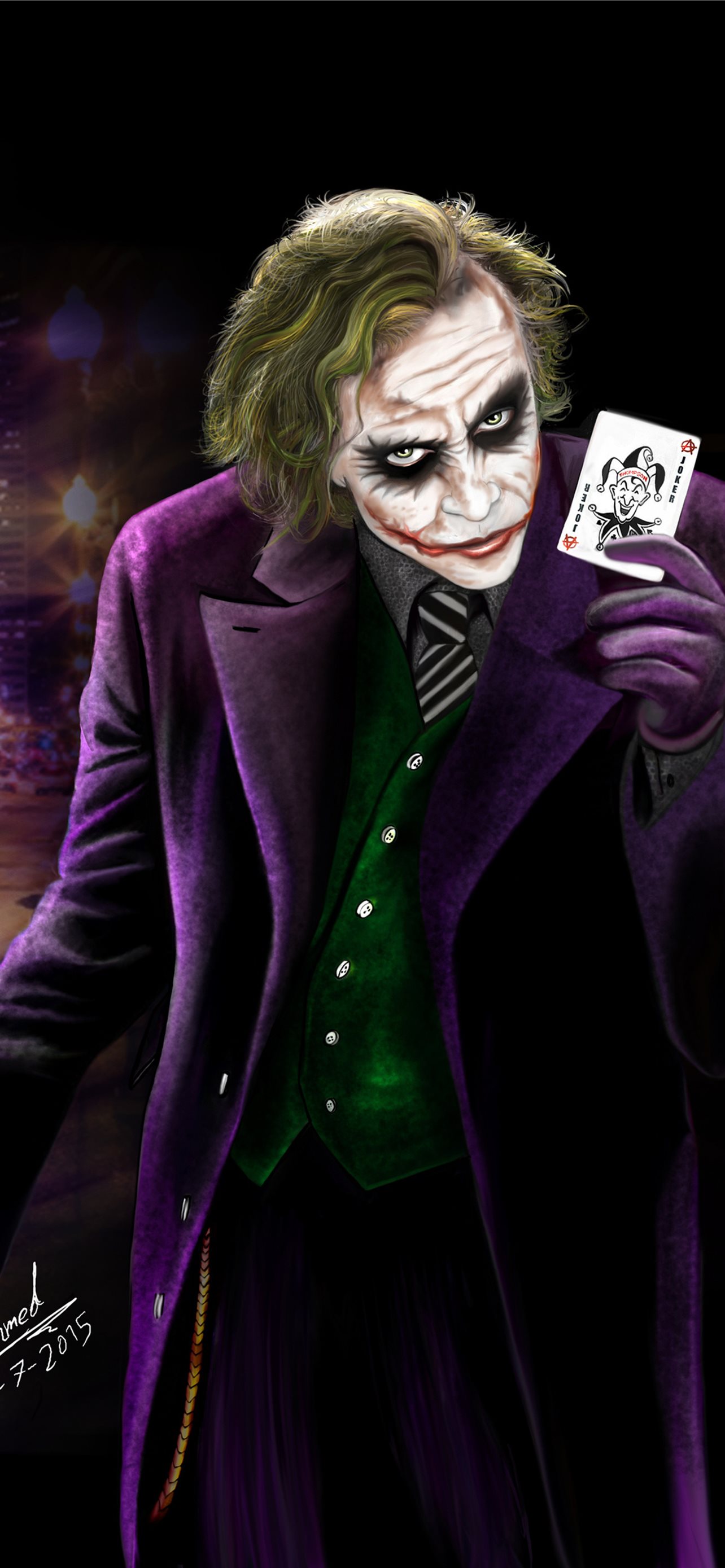 Joker Smile Card 4K Wallpaper 6409