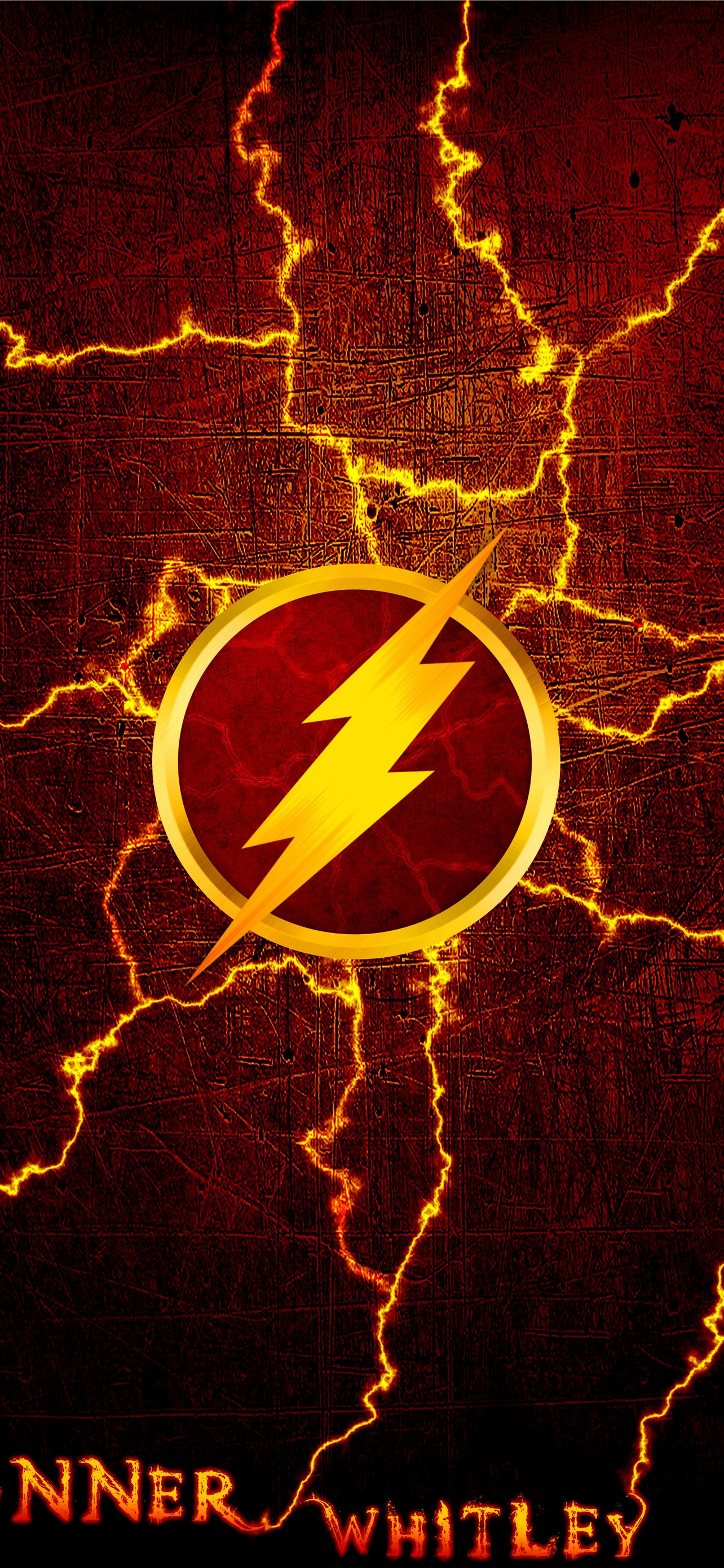 48 The Flash Logo on afari iPhone wallpaper 