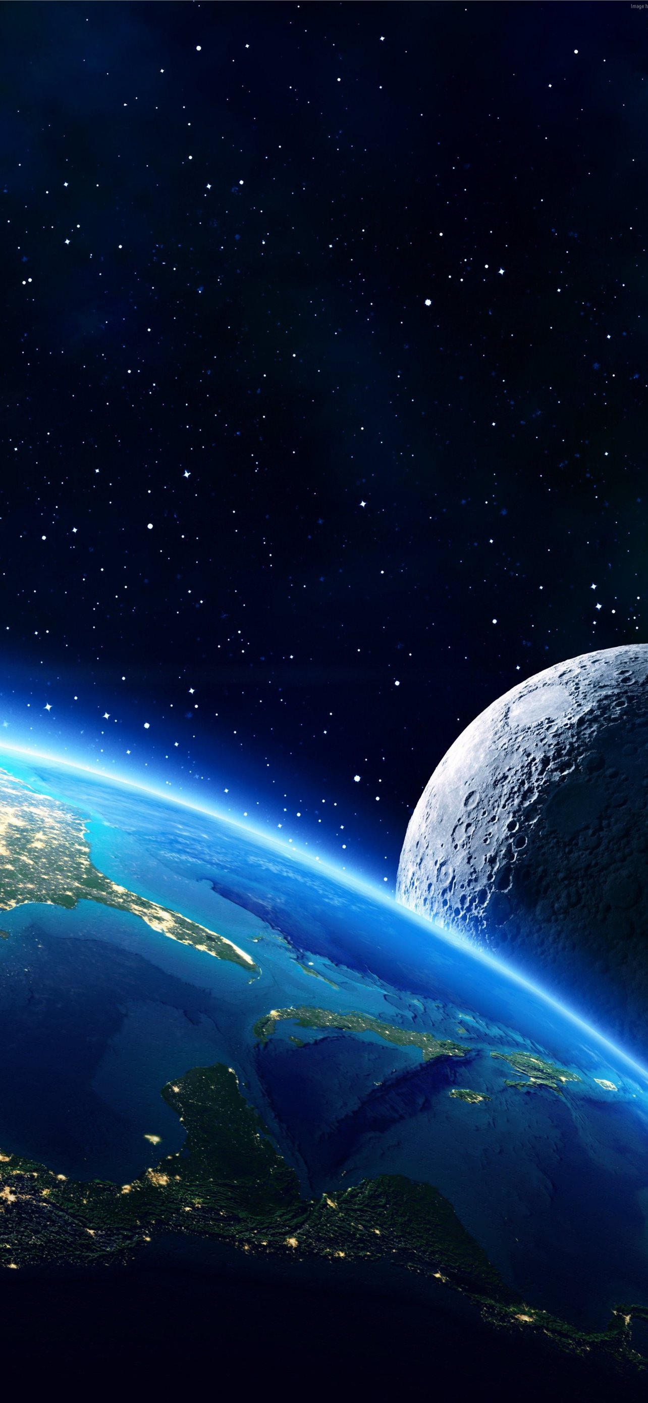 Earth http hd site earth 9 1946 5k moon planet sta... iPhone wallpaper 