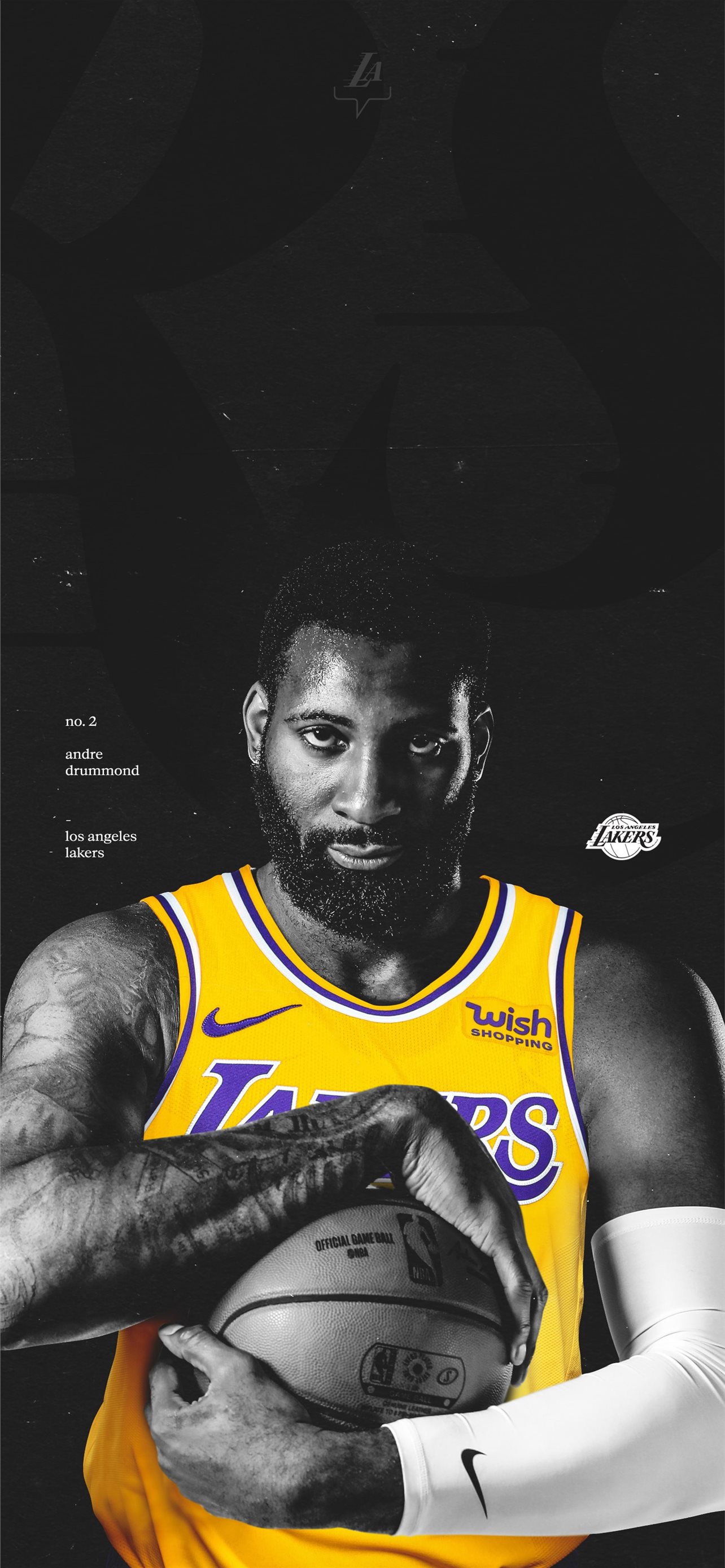 23 LeBron James (Los Angeles Lakers) iPhone Wallpapers