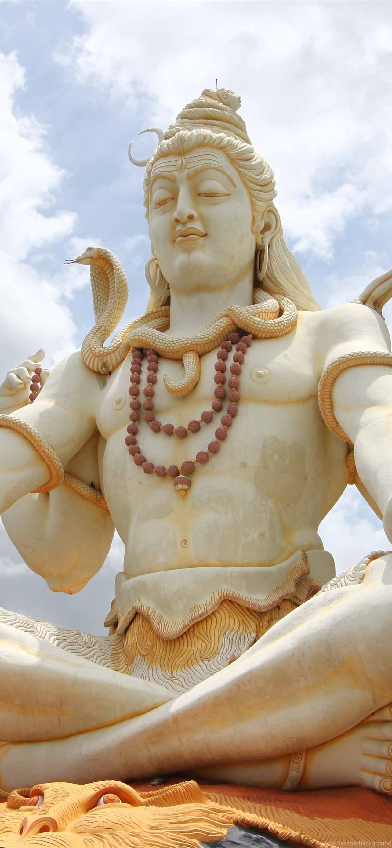 Hindu God Lord Shiva Big Idol Hd Desktop Backgroun... iPhone wallpaper 