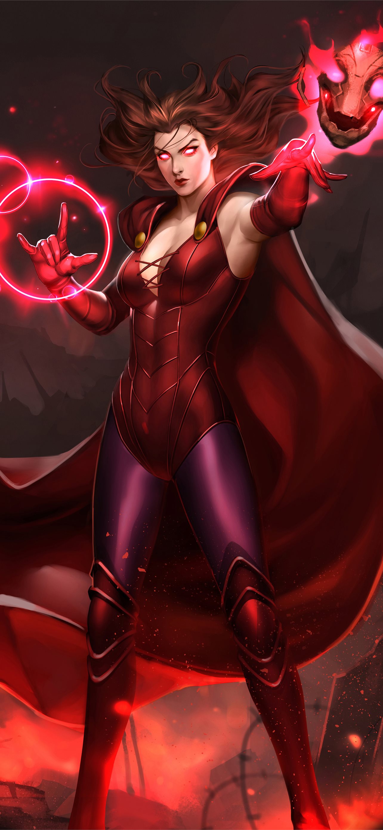 Scarlet Witch Art Wallpapers  Top Free Scarlet Witch Art Backgrounds   WallpaperAccess