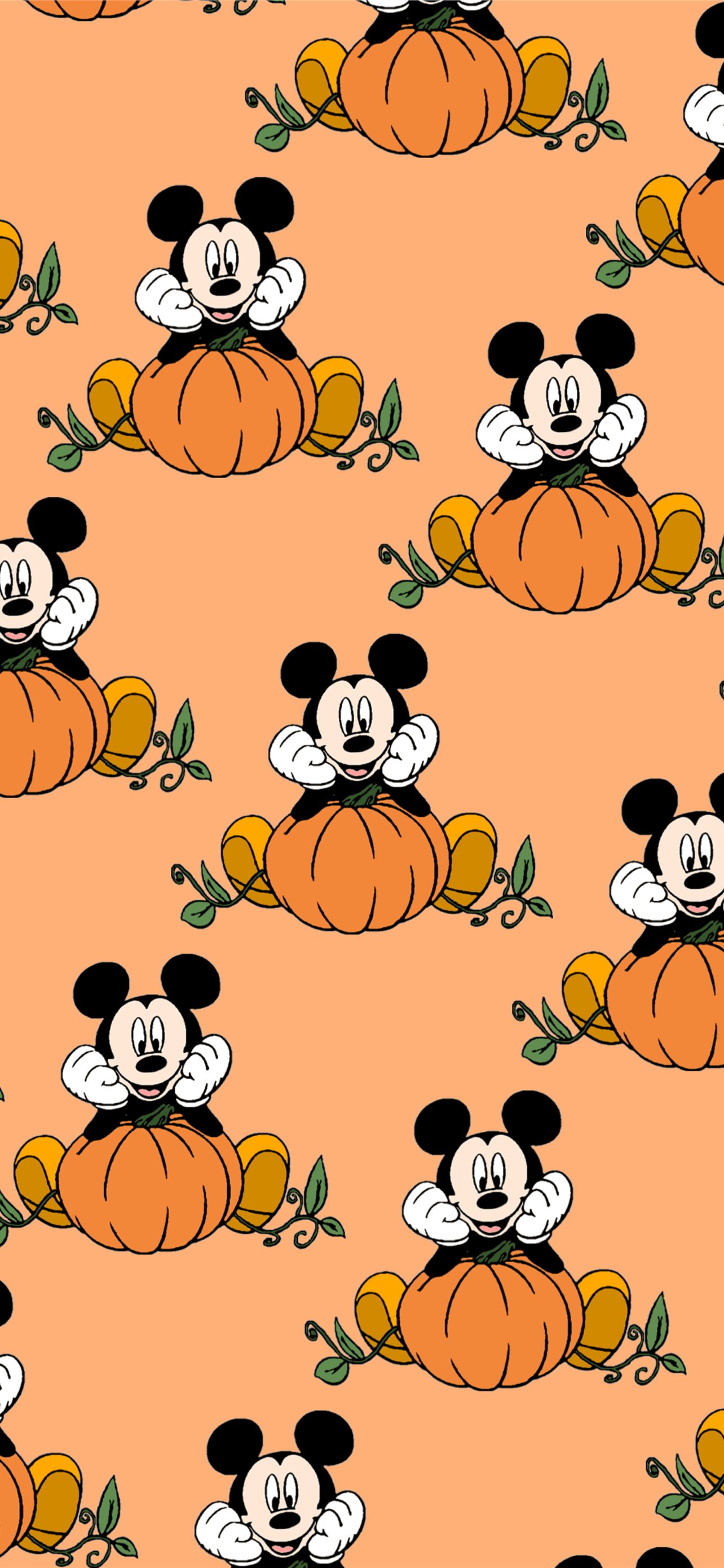 Cute Disney Halloween iPhone wallpaper 