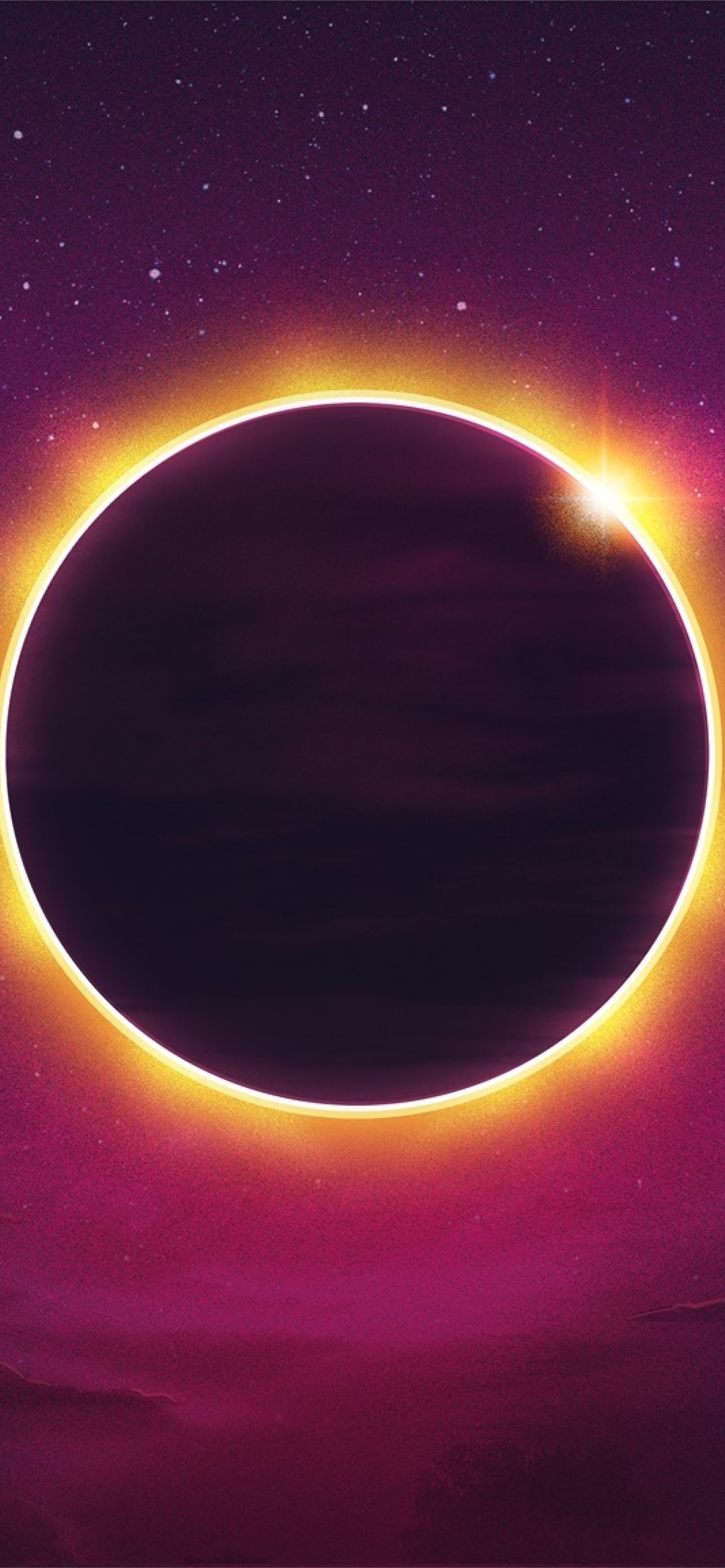 Synthwave Eclipse Resolution HD Artist 4K Images P... iPhone wallpaper 