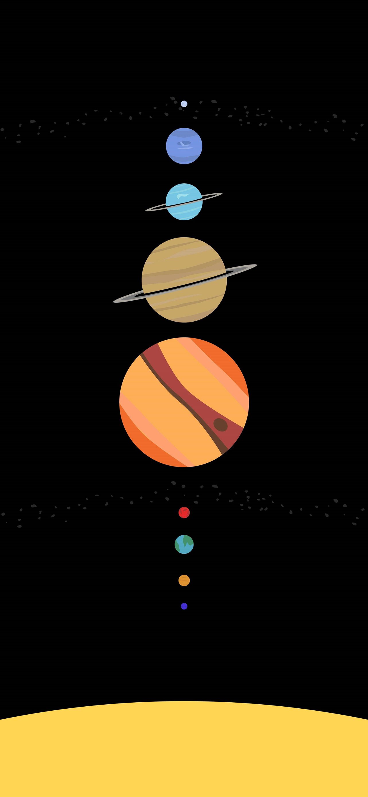 Our Solar System iPhone Wallpaper  iPhone Wallpapers