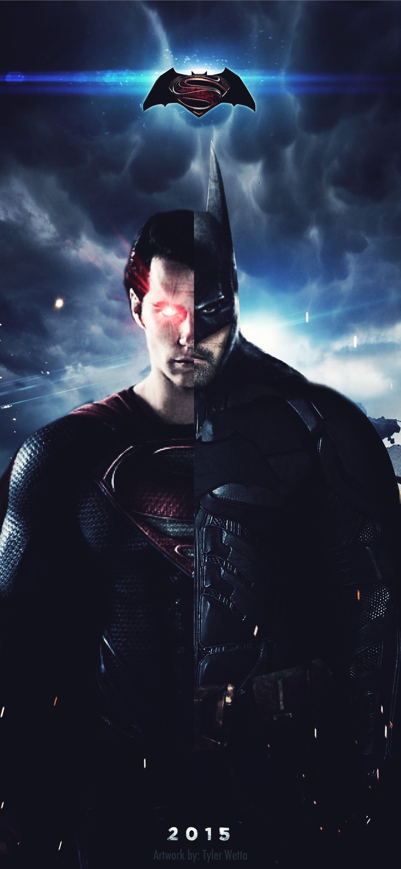 Batman VS Superman for iPhone 7 batman vs superman logo HD phone wallpaper   Pxfuel