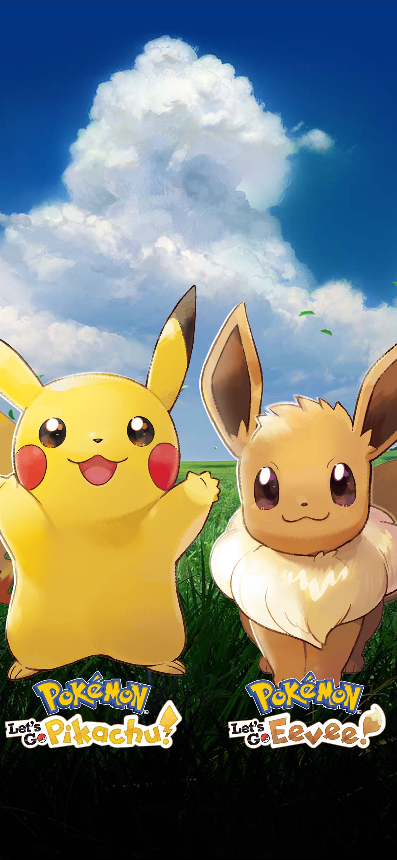 Pokémon Lets Go Pikachu and Lets Go Eevee Phone Wallpaper by DJDavid   Mobile Abyss